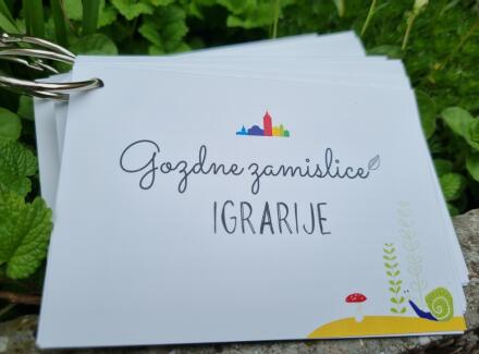 Naslovna stran publikacije Gozdne zamislice.