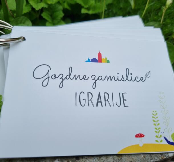 Naslovna stran publikacije Gozdne zamislice.