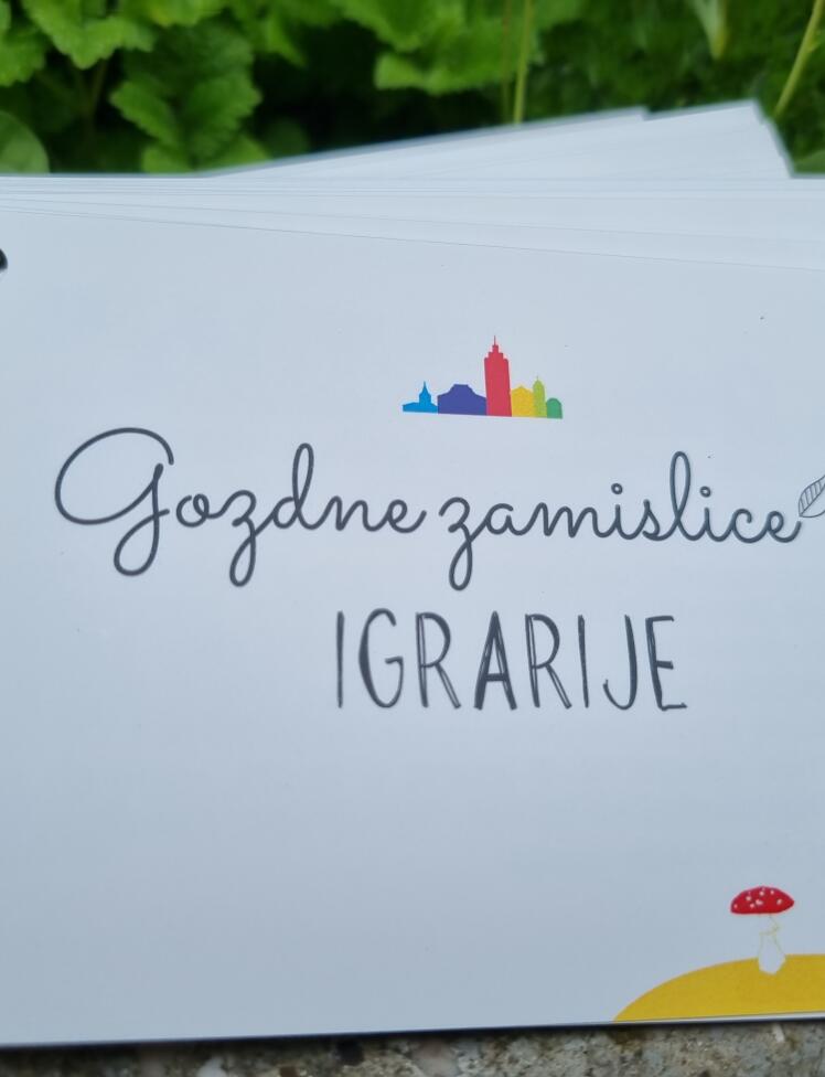 Naslovna stran publikacije Gozdne zamislice.