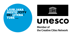 Logotip Ljubljana mesto literature UNESCO