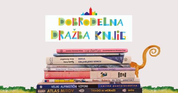 Dobrodelna drazba knjig v Mali ulici