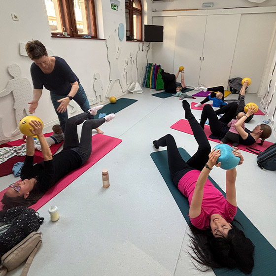 Pilates  mami in dojenček Seznam
