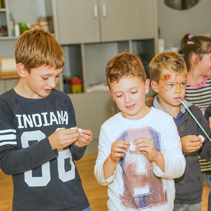 Boys at a party.