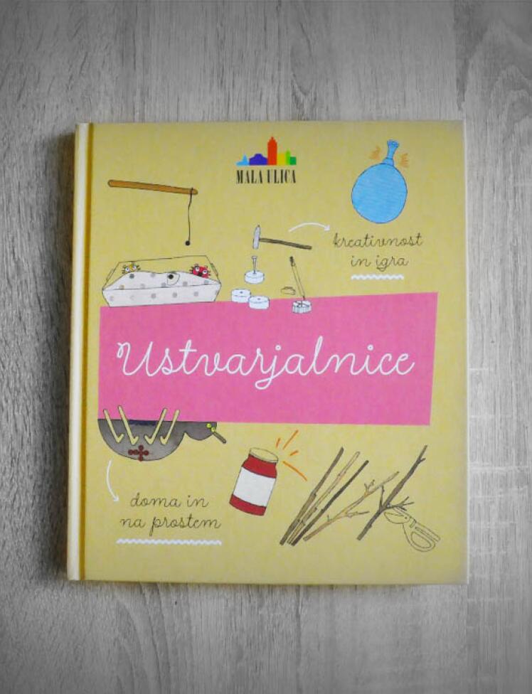 Naslovnica knjige Ustvarjalnice.